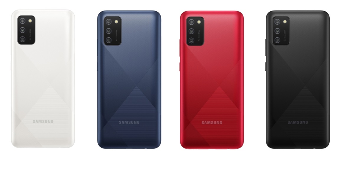 Galaxy A02s todas as cores 
